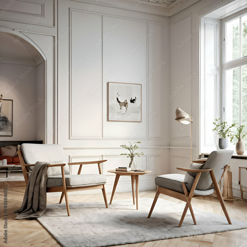modern living room with furniture modern living room with furniture