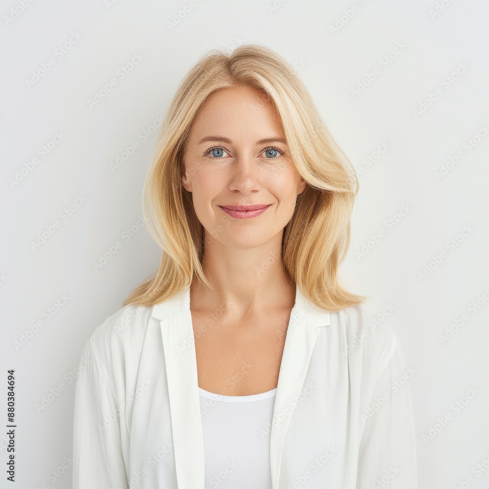A woman in a half-body view, with visible arms, showing off her youthful appearance after using anti-aging products A woman in a half-body view, with visible arms, showing off her youthful appearance after using anti-aging products