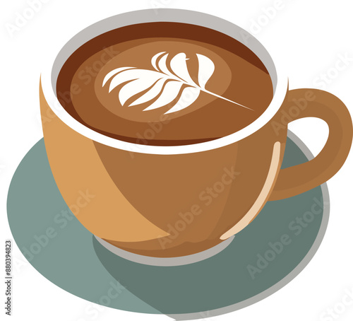 Coffee cup isolated vector illustration