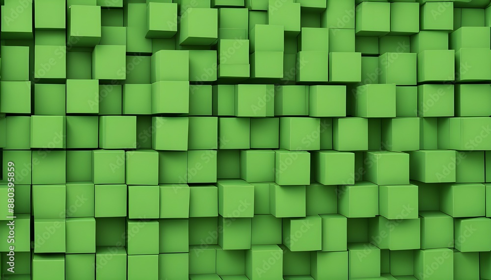 Fototapeta premium Clear Plain Shiny Warm Soft Vintage Bokeh Cloudy Wave Like Geometric Green Background or Texture