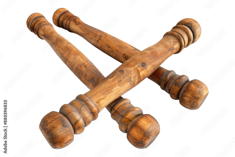 Rolling pins isolated on transparent background Rolling pins isolated on transparent background