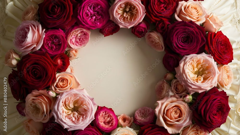 frame of roses frame of roses