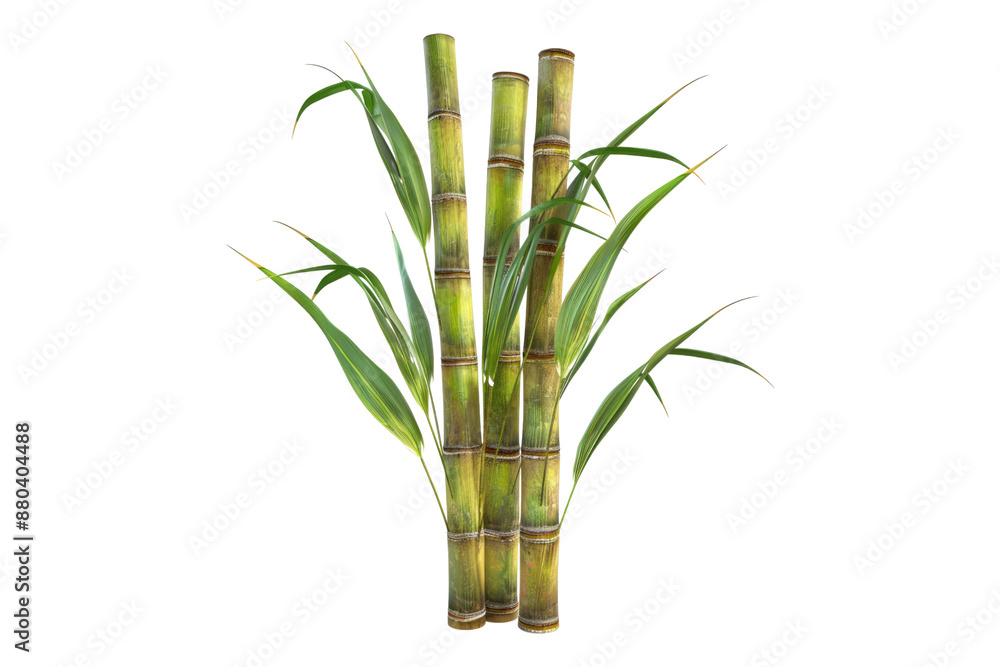 Sugarcane isolated on transparent background Sugarcane isolated on transparent background