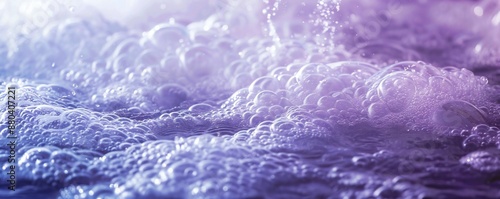 Purple sea foam background Generative Ai