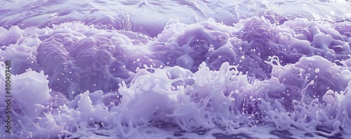 Purple sea foam background Generative Ai