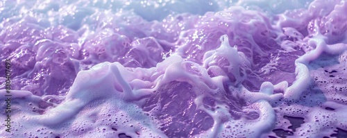 Purple sea foam background Generative Ai