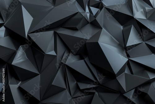 Abstract background with a dark and modern design of black geometric shapes. Perfect for website backgrounds, presentations, and graphic design projects.