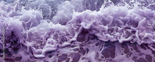 Purple sea foam background Generative Ai