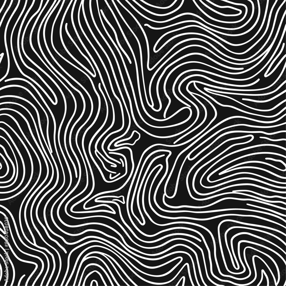 Abstract black and white swirling lines pattern, minimalist design. Abstract black and white swirling lines pattern, minimalist design.