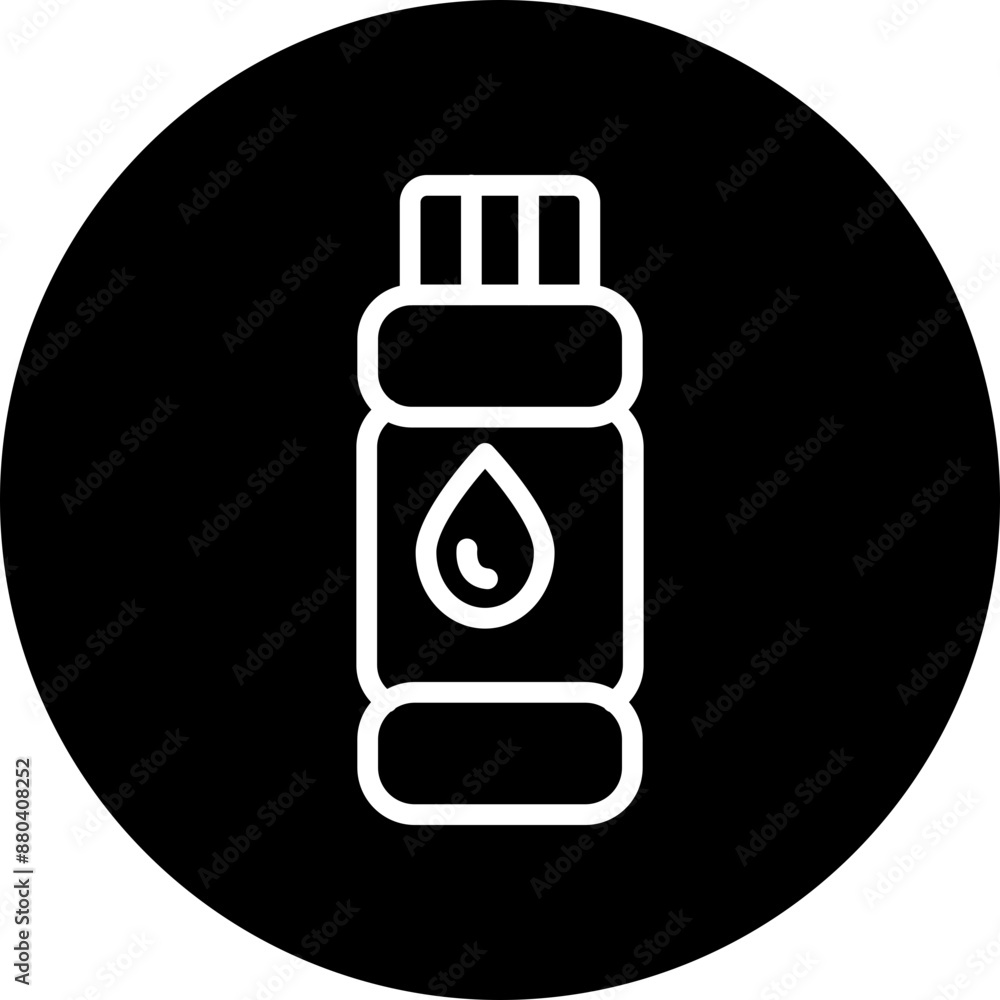 Water Vector Line White Circle Black Water Vector Line White Circle Black