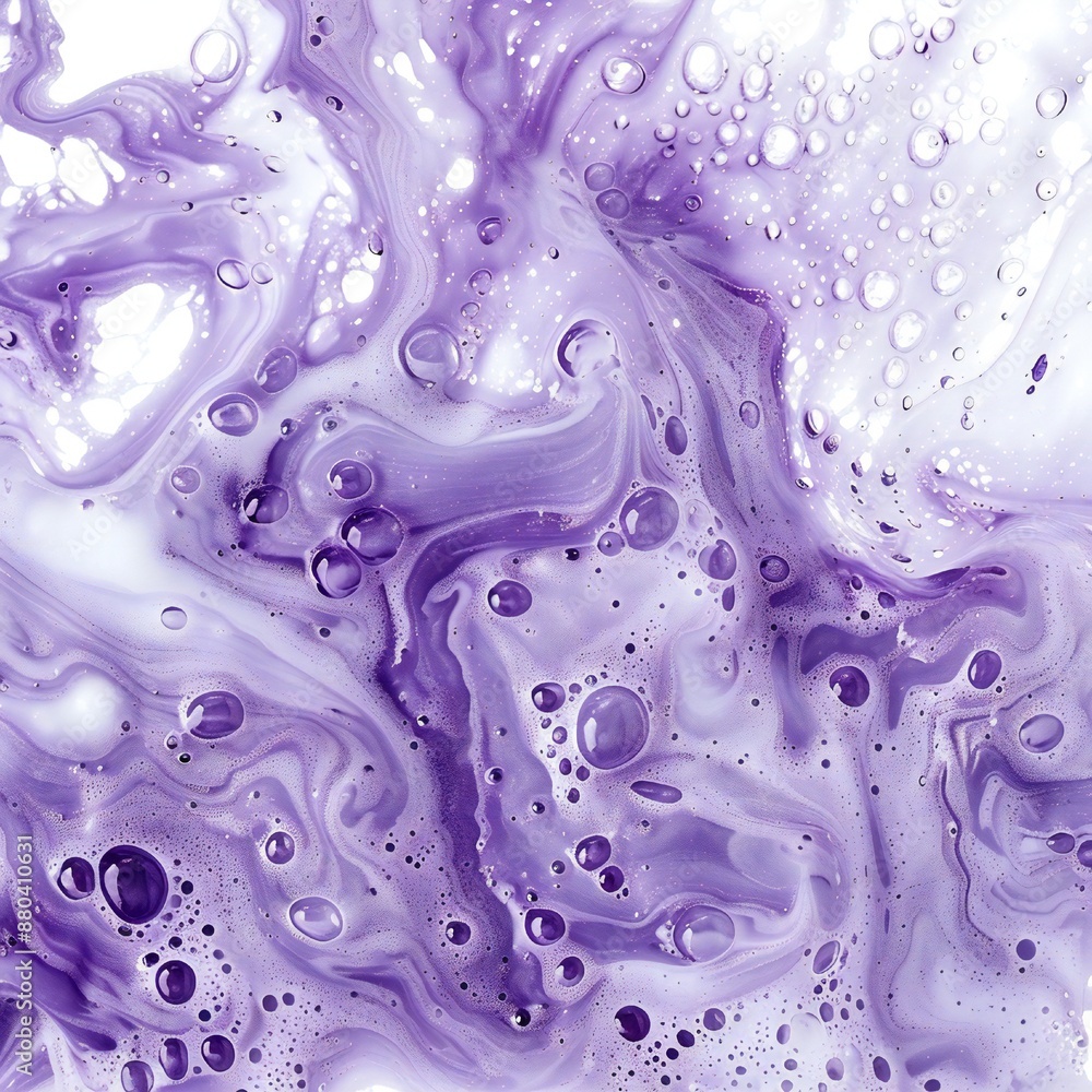 Purple sea foam isolated on white background Generative Ai Purple sea foam isolated on white background Generative Ai
