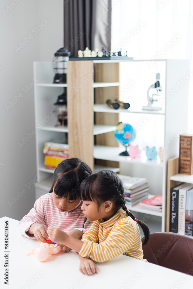two sibling Playing Anatomy studies for kids. Human body organs and skeleton parts toy. Learning medical terms, order and location of each part. at home. two sibling Playing Anatomy studies for kids. Human body organs and skeleton parts toy. Learning medical terms, order and location of each part. at home.