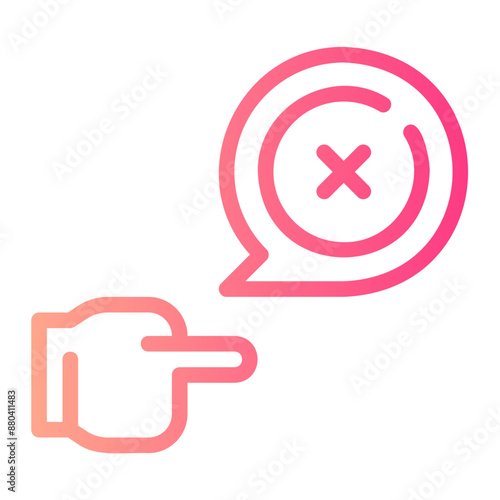 Get Out gradient icon