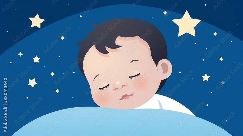 Baby icon flat design side view infant theme animation vivid Baby icon flat design side view infant theme animation vivid
