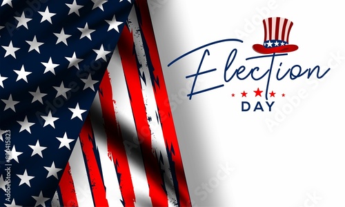 election day in united states. illustration vector photo