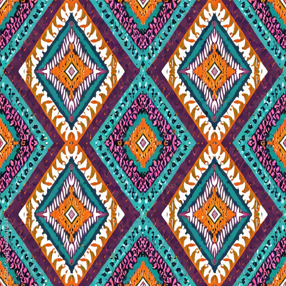 Motif ethnic handmade beautiful Ikat art. Ethnic abstract floral pink background art. folk embroidery Motif ethnic handmade beautiful Ikat art. Ethnic abstract floral pink background art. folk embroidery