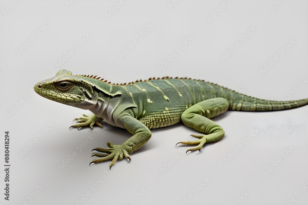green lizard on a tree green lizard on a tree