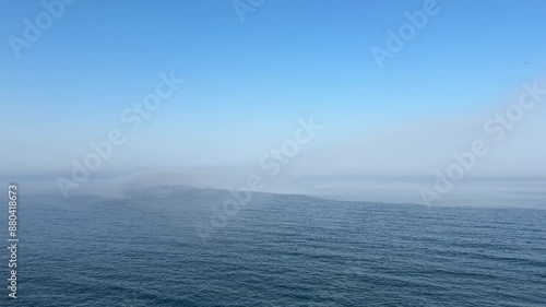 Fog over the sea