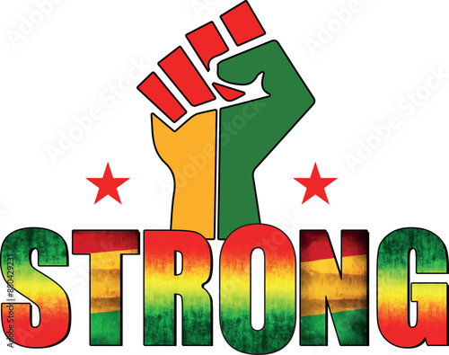 Strong, Black History EPS, Black pride