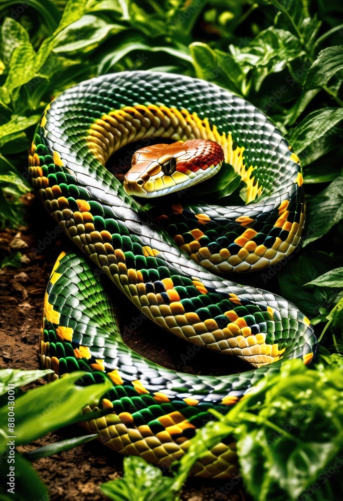 sinuous snake slithering through overgrown garden maze, lush, twist, winding, curve, foliage, meander, path, greenery, vegetation, serpentine, route, trail, verdant sinuous snake slithering through overgrown garden maze, lush, twist, winding, curve, foliage, meander, path, greenery, vegetation, serpentine, route, trail, verdant