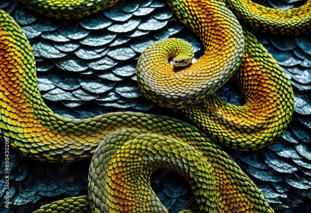 shimmering snake scales intertwined vibrant lichen patterns, shiny, gleaming, colorful, bright, vivid, iridescent, glossy, sparkling, twinkling, glittering, smooth, shimmering snake scales intertwined vibrant lichen patterns, shiny, gleaming, colorful, bright, vivid, iridescent, glossy, sparkling, twinkling, glittering, smooth,