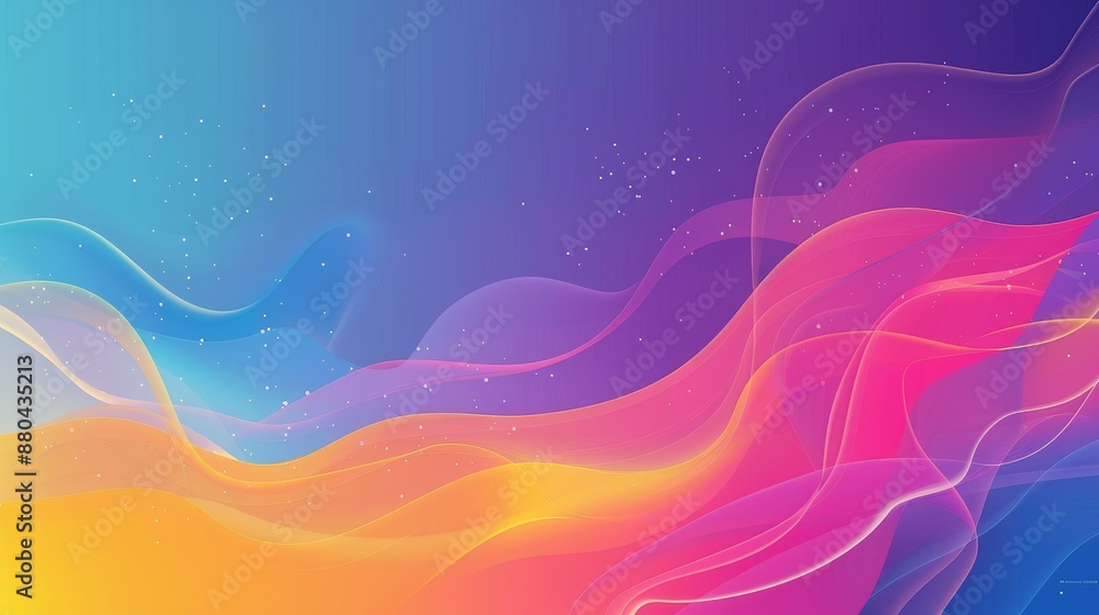Colorful smooth illustration with an abstract blurred gradient background. Colorful smooth illustration with an abstract blurred gradient background.