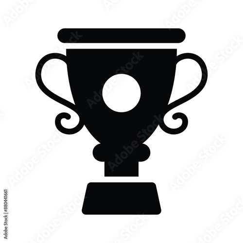 Creatively designed icon of trophy in editable style, achievement trophy vector design