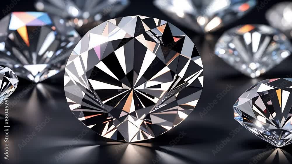 white shiny diamonds on black background white shiny diamonds on black background