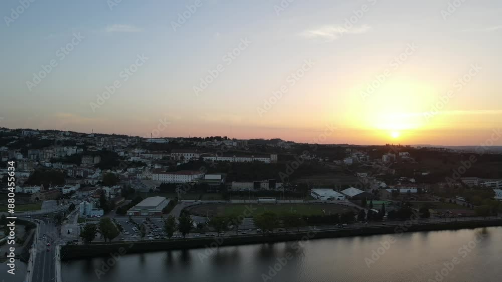 Historic downtown of Coimbra city, Europe, Portugal at sunset Historic downtown of Coimbra city, Europe, Portugal at sunset