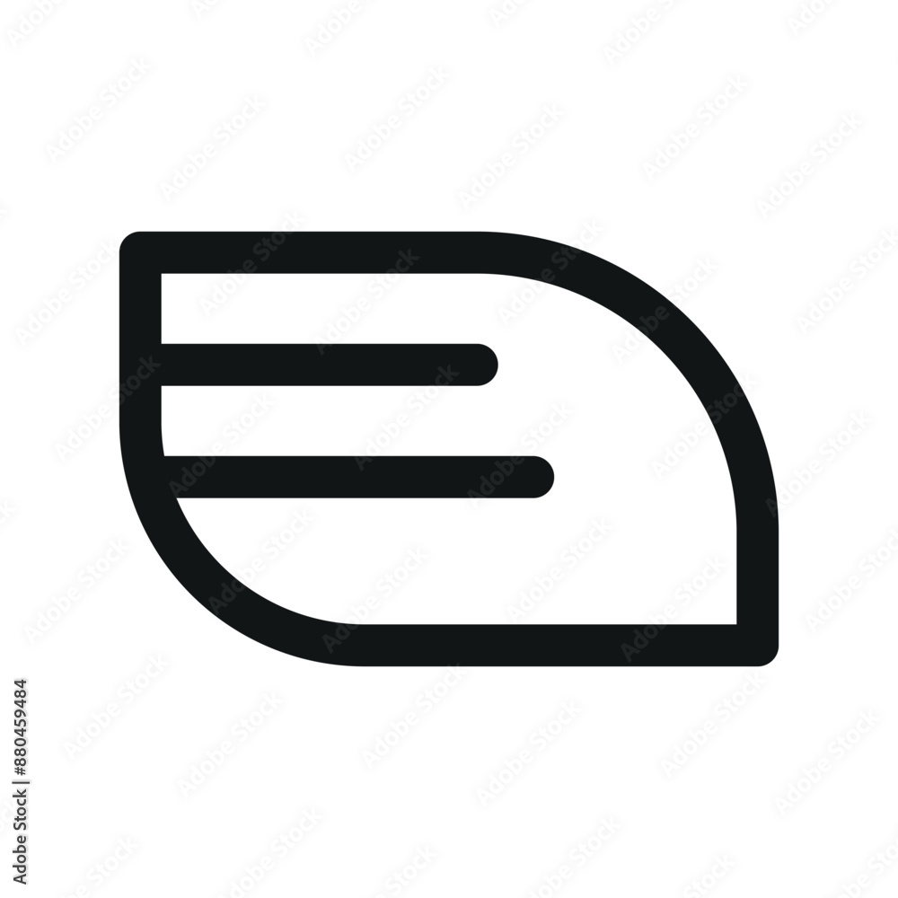 Tail lights UI icon, car tail lamp minimal line vector symbol