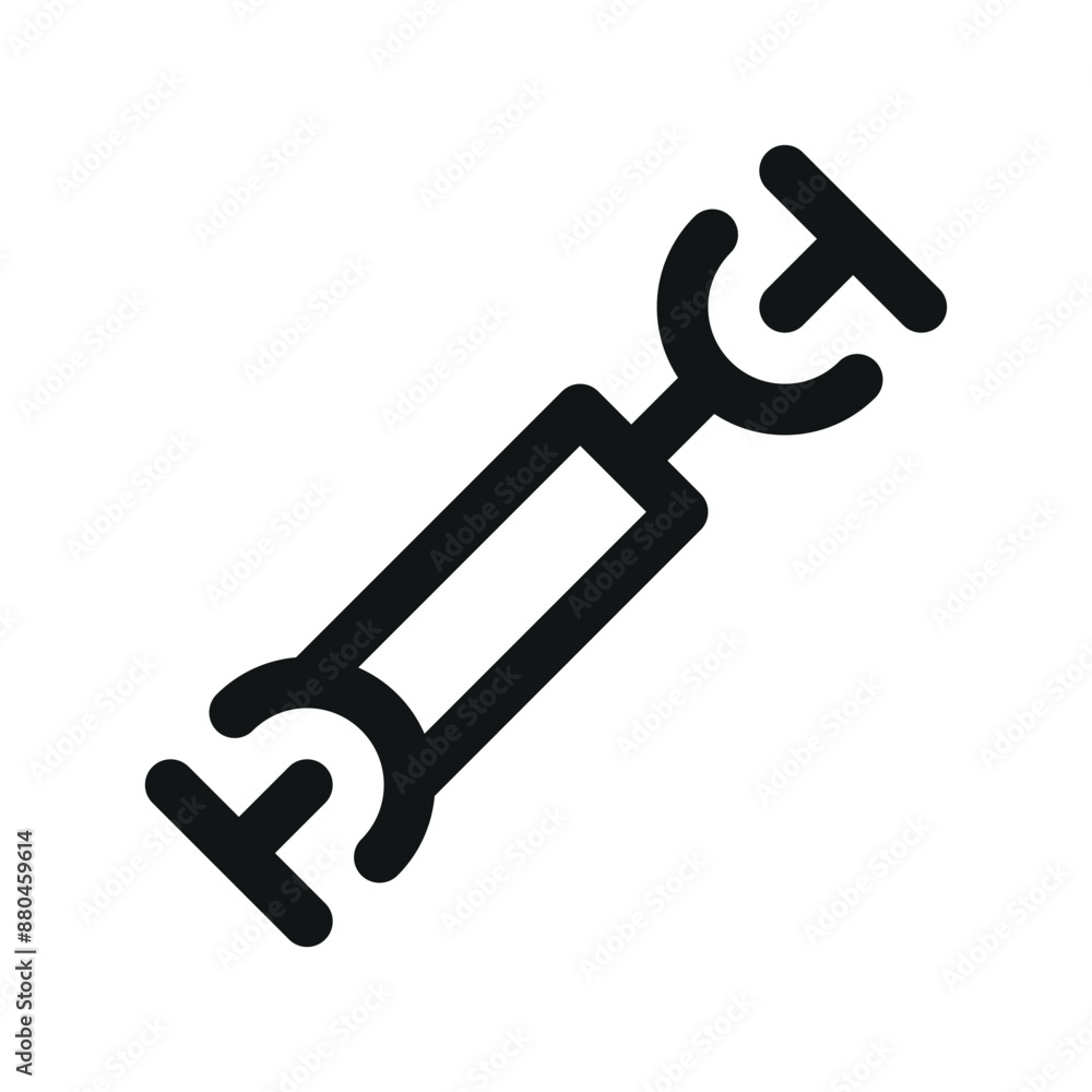 Car driveshaft UI icon, car cardan drive shaft minimal line vector symbol Car driveshaft UI icon, car cardan drive shaft minimal line vector symbol