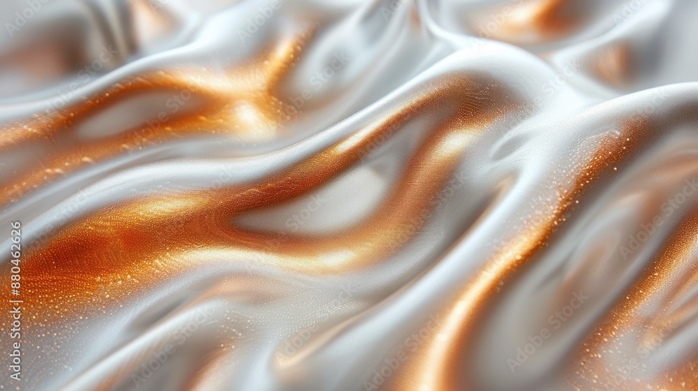 Abstract Golden Shimmer Fabric Abstract Golden Shimmer Fabric