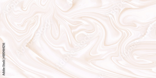 Liquid marble ink pattern texture abstract illustration background vector. Chocolate and white tone.