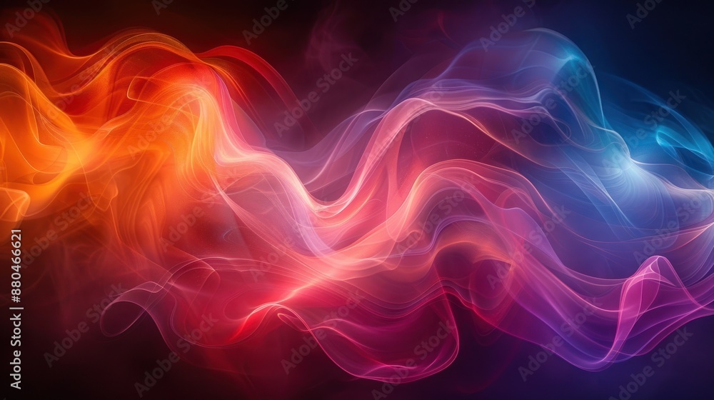 Abstract colorful smoke art Abstract colorful smoke art