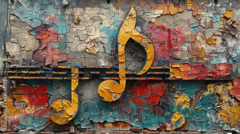 Fototapeta premium Musical Note Wall Art