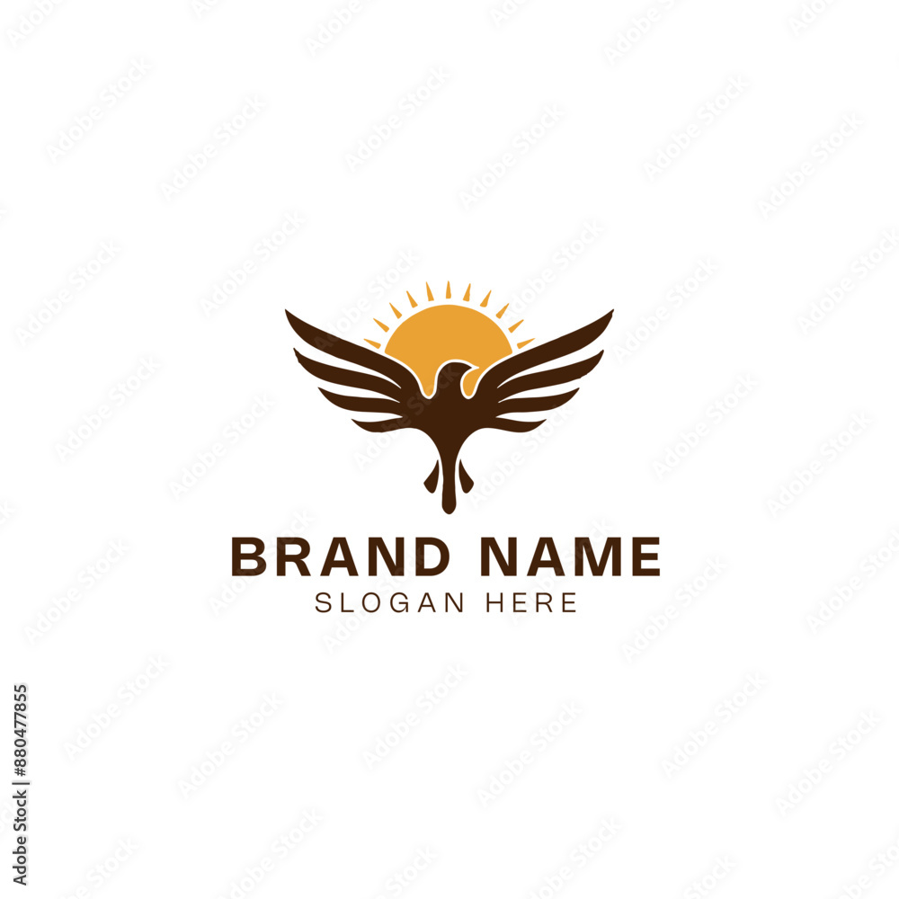 Obraz premium A bird logo template vector icon element isolated with an editable stroke. bird logo, vector icon, logo template, isolated icon, editable stroke, vector illustration, bird icon, graphic design
