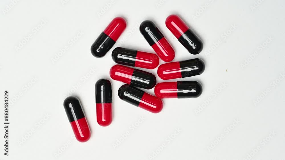 black-red capsules black-red capsules