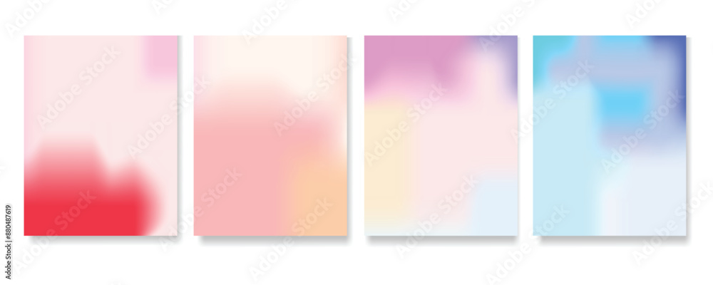 Set of grainy vector cover gradient backgrounds in vibrant colors. For brochures, booklets, posters, business cards, branding, wallpapers, social media and other projects.
Set of grainy vector cover gradient backgrounds in vibrant colors. For brochures, booklets, posters, business cards, branding, wallpapers, social media and other projects.