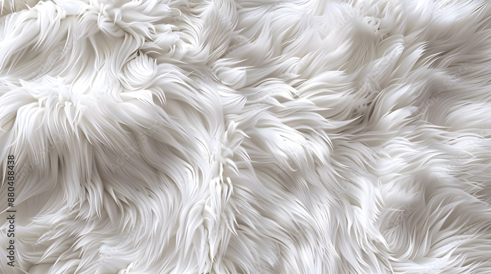 Fototapeta premium White rabbit fur background