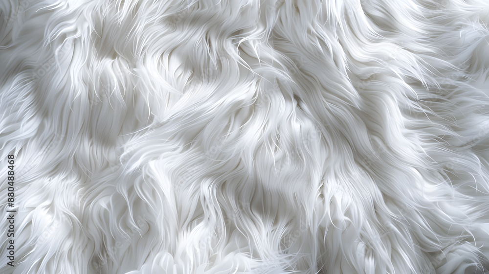 Fototapeta premium White rabbit fur background