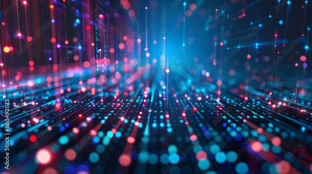 High-speed data connection technology abstract background with dynamic blue lines and digital flow patterns representing fast internet, data transfer, and network connectivity in a modern technologica High-speed data connection technology abstract background with dynamic blue lines and digital flow patterns representing fast internet, data transfer, and network connectivity in a modern technologica
