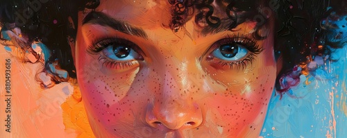 A portrait of a person with a mischievous twinkle in their eye, suggesting a playful spirit and a love for laughter.