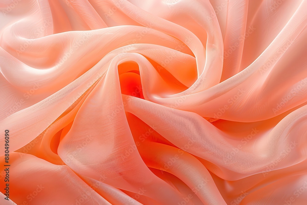 Soft coral background with a fabric texture, gentle and inviting for a variety of products Soft coral background with a fabric texture, gentle and inviting for a variety of products