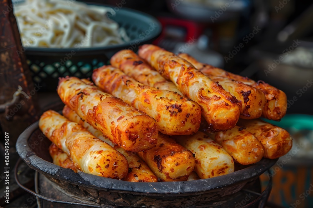 Deliciously Grilled Street Food Sticks Deliciously Grilled Street Food Sticks