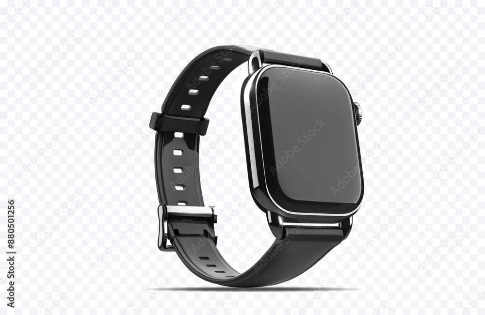 Smartwatch Design, Modern Wearable Technology. Isolated Vector Realistic Smartwatch on Transparent Background, Symbolizing Innovation and Digital Connectivity for Tech Projects. Realistic 3d. Smartwatch Design, Modern Wearable Technology. Isolated Vector Realistic Smartwatch on Transparent Background, Symbolizing Innovation and Digital Connectivity for Tech Projects. Realistic 3d.