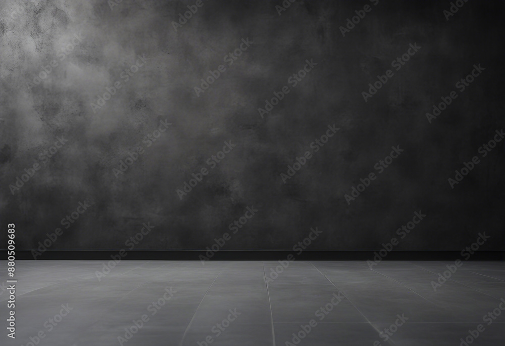 Black dark and gray abstract cement wall and studio room interior texture for display products Room Black dark and gray abstract cement wall and studio room interior texture for display products Room