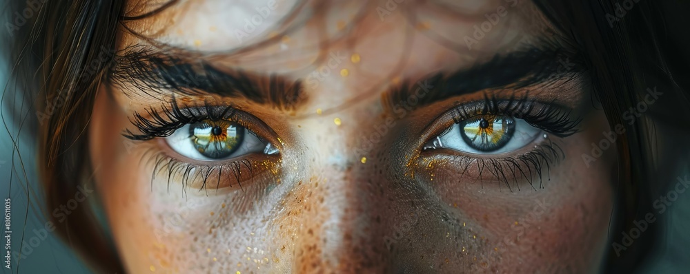 A person with a determined expression, their eyes set on achieving their goals and dreams. A person with a determined expression, their eyes set on achieving their goals and dreams.
