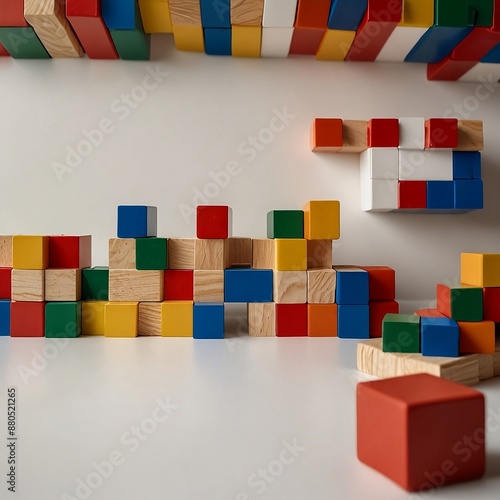 blocks on the wall