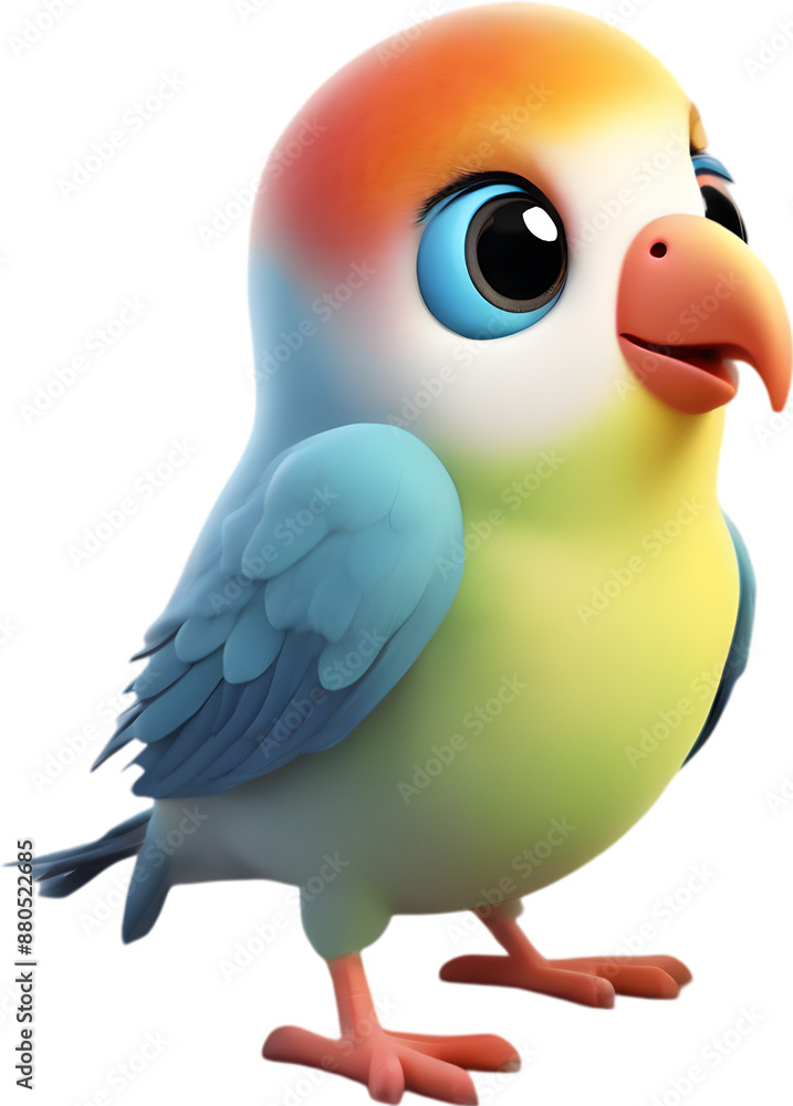 Adorable Cartoon Love Bird Clipart Illustration. Adorable Cartoon Love Bird Clipart Illustration.