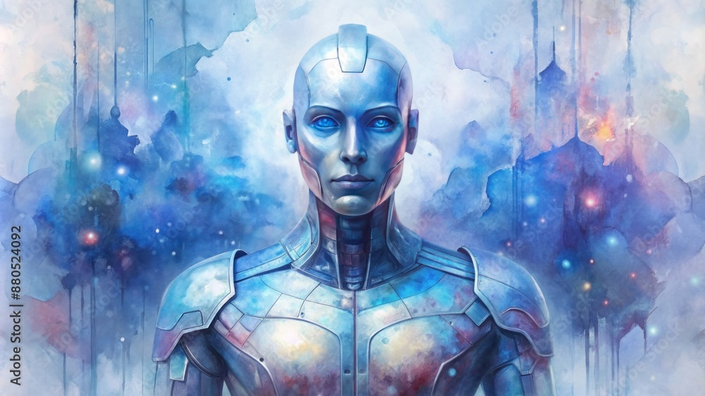 Futuristic AI coding agent concept with digital code, artificial intelligence Futuristic AI coding agent concept with digital code, artificial intelligence